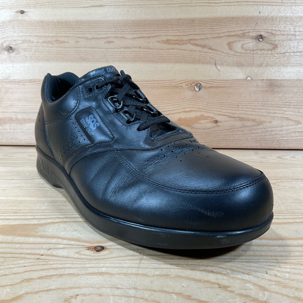 SAS Time Out Walking Shoes Size Men’s 12.5 W WIDE  Black Leather Comfort USA